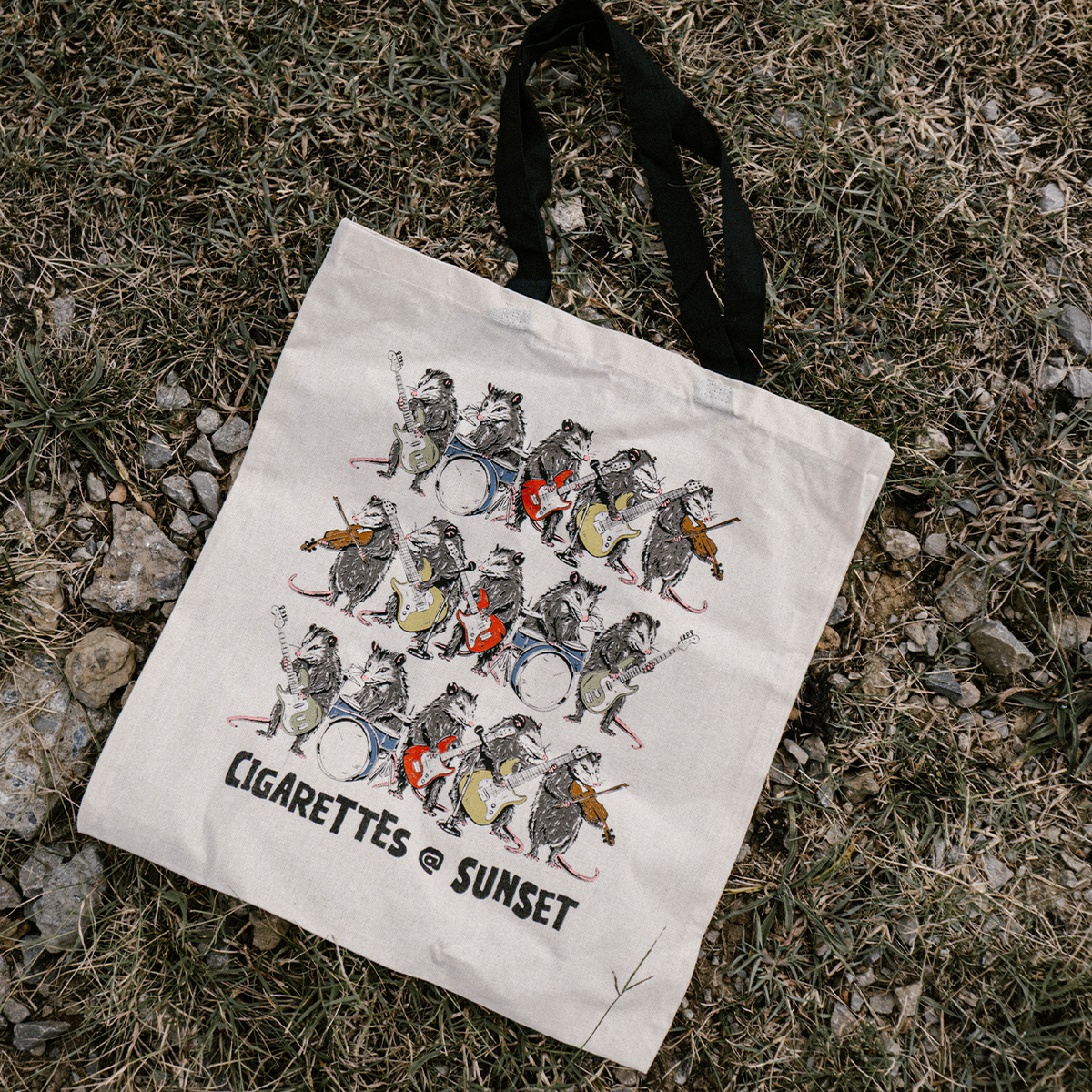 Possum Band Tote Bag