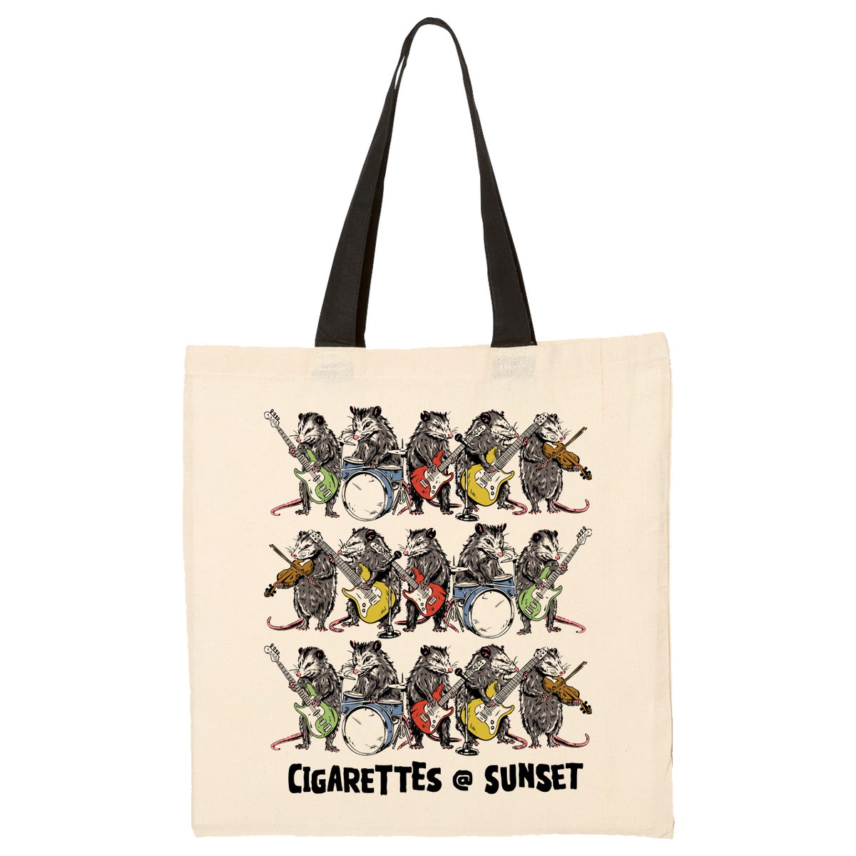 Possum Band Tote Bag
