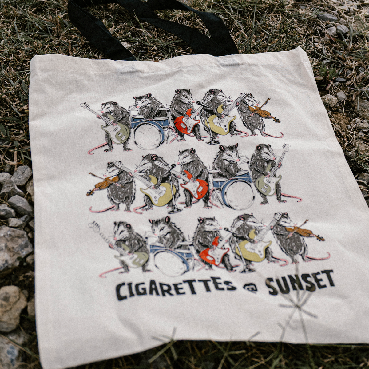 Possum Band Tote Bag