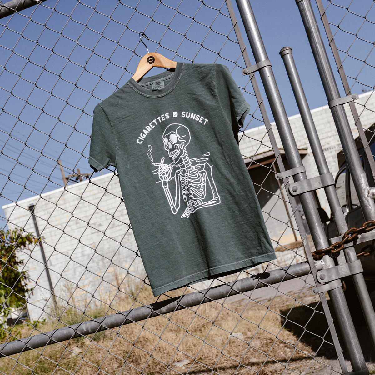 Green Skelly Tee