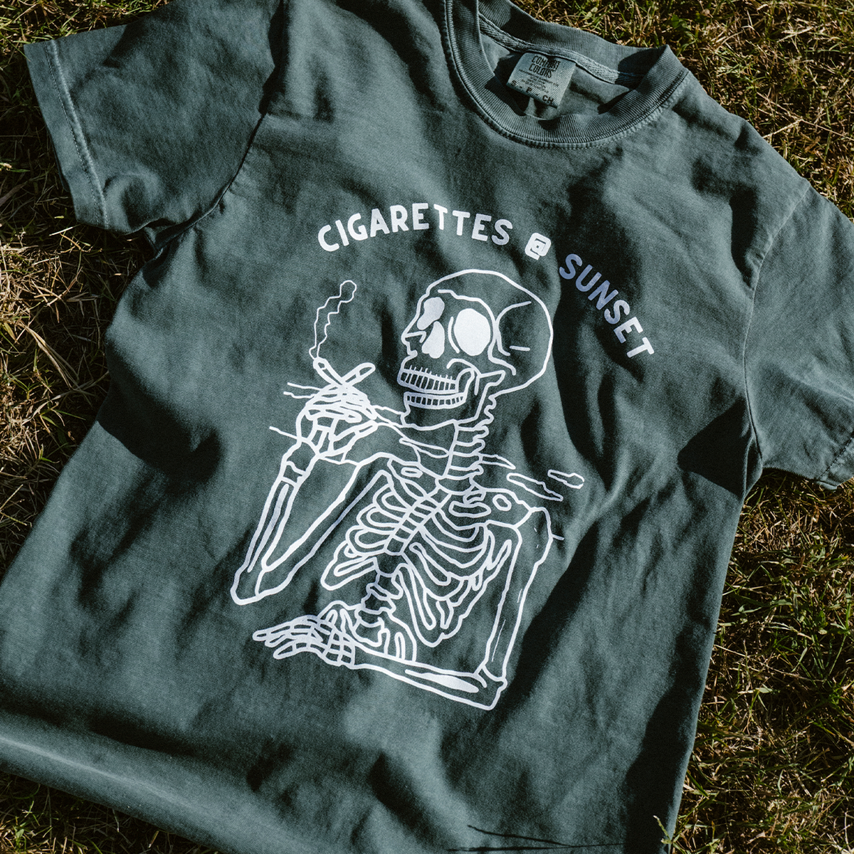 Green Skelly Tee